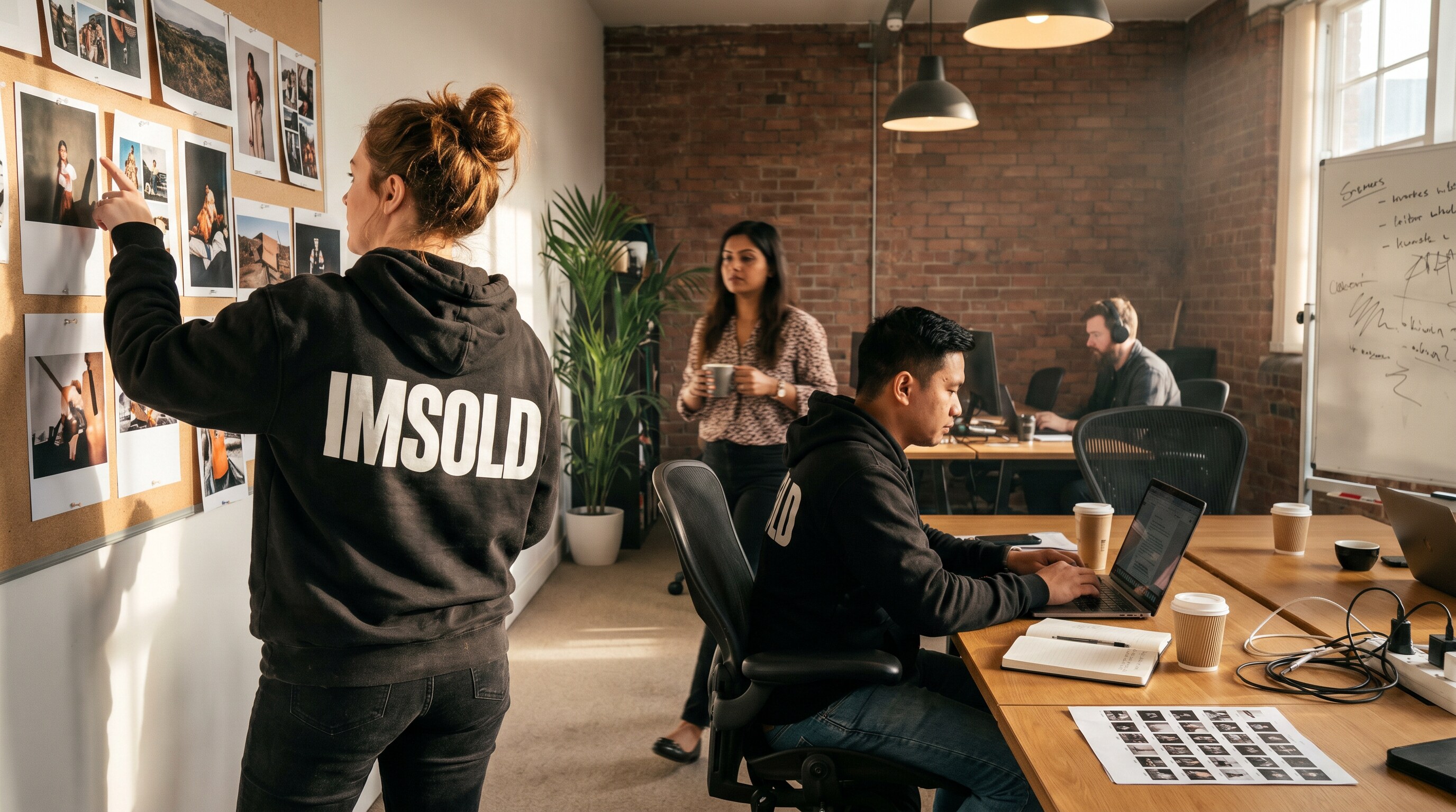 IMSOLD studio team at work